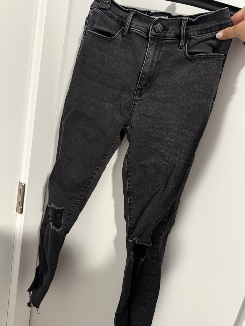 PACSUN WOMENS RIPPED SKINNY JEANS